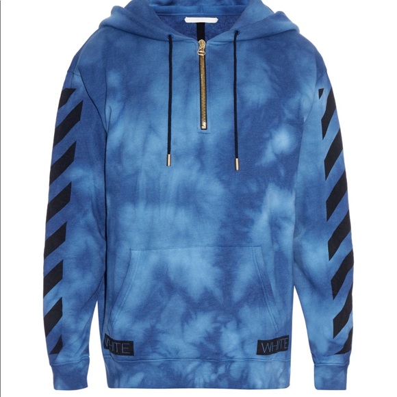 off white tie dye sweatshirt
